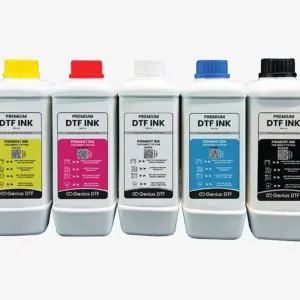 DTF INKS Set 5 Colors - CMYKW