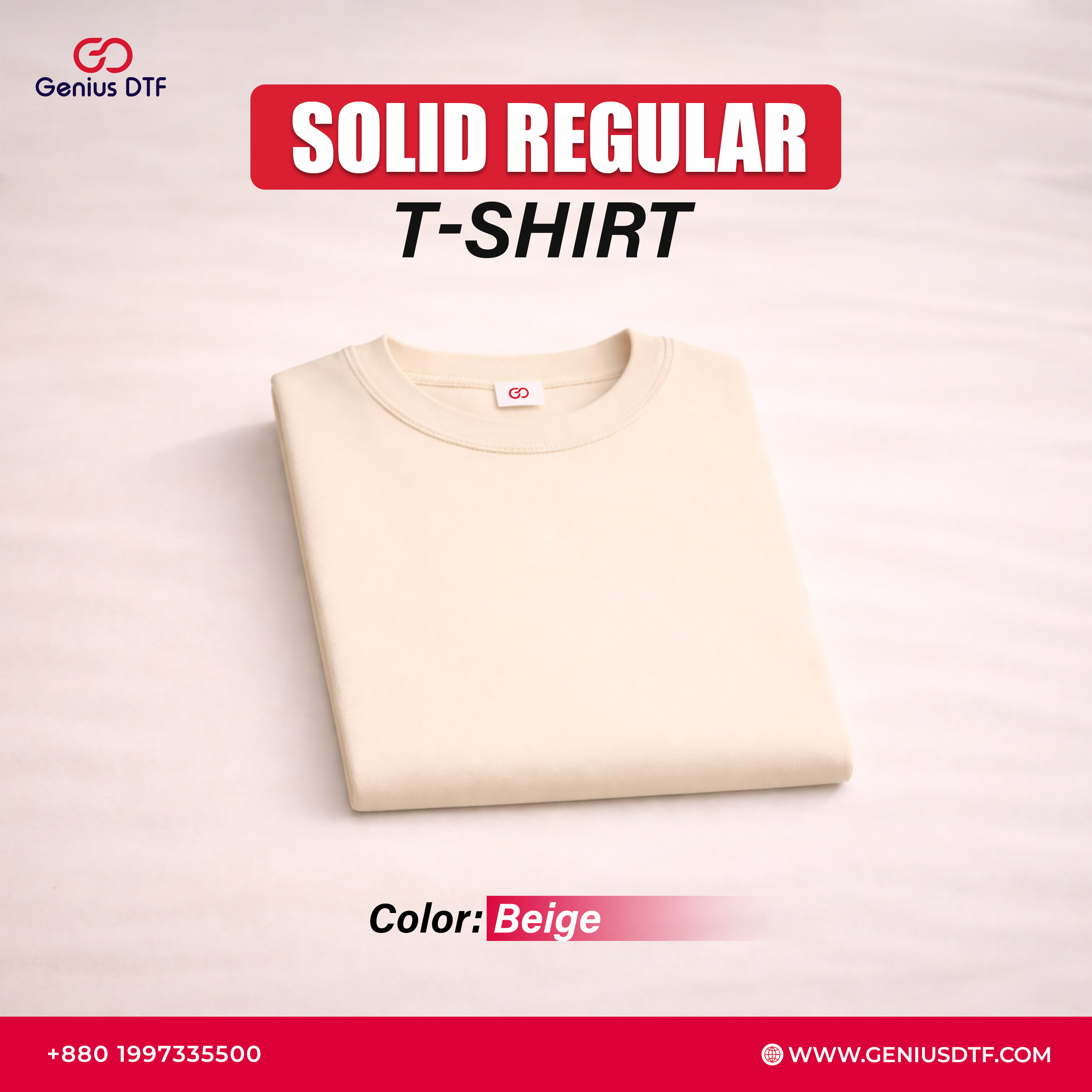 Solid Color Regular Fit Basic T-Shirt - 10 PCS Bundle - Image 18