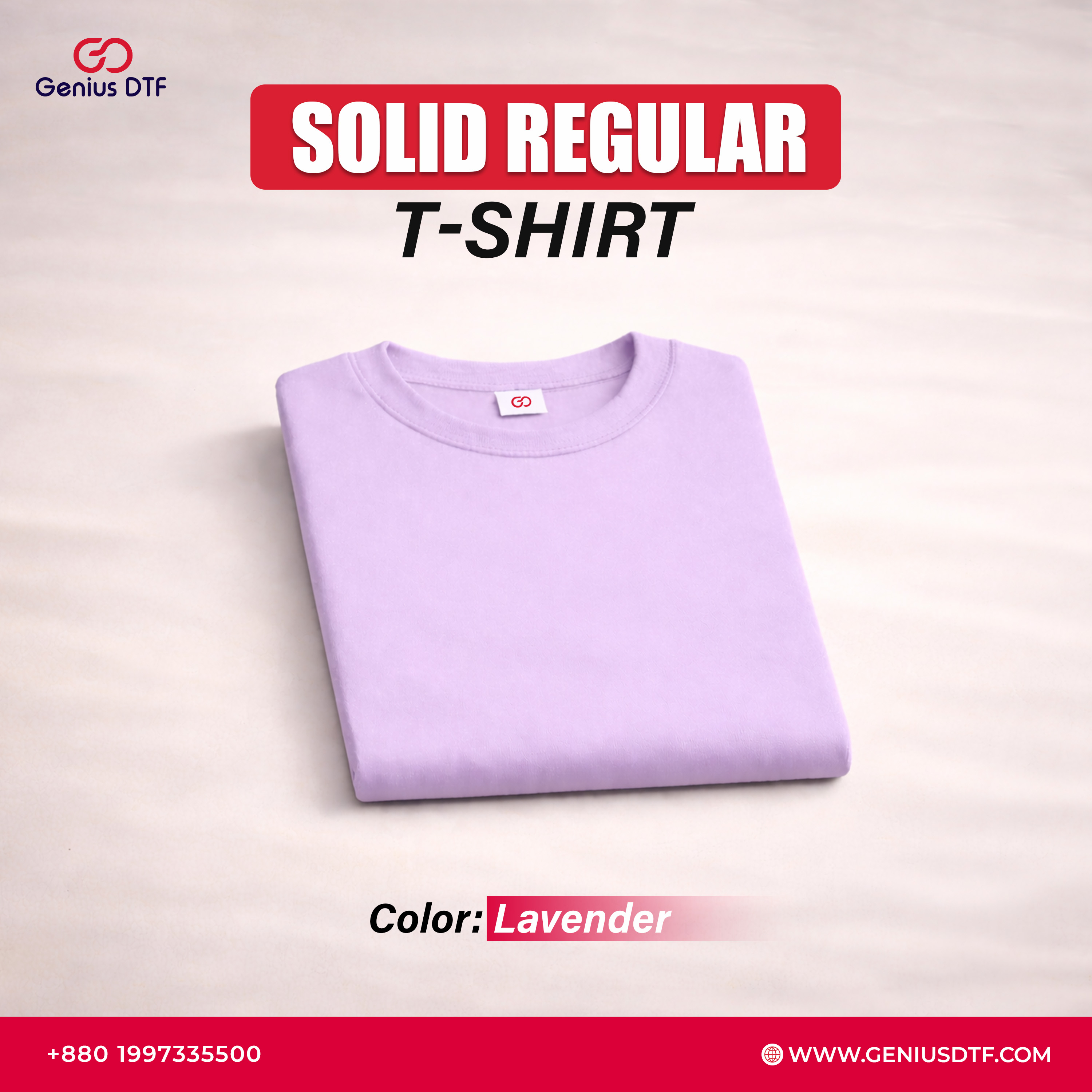 Solid Color Regular Fit Basic T-Shirt - 10 PCS Bundle - Image 13